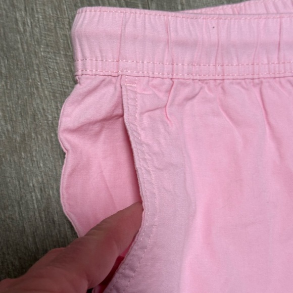 Women’s H&M Medium Shorts Khakis Chino Pink Elastic Waistband Drawstring NWT - Picture 6 of 11